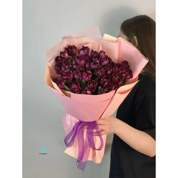 Royal Purple Tulip Bouquet Royal Purple Tulip Bouquet