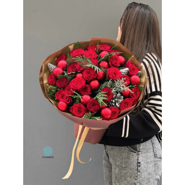 Red New Year Bouquet Red New Year Bouquet